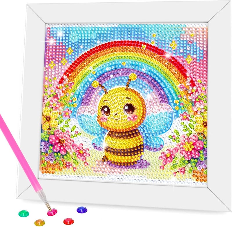 Nardoll Diamond Art Kits - Arts and Crafts - Diamond Art Painting with Wooden Frame - GEM Art for Girls Boys Adults Beginners Home Wall Decor Gifts - Image 1